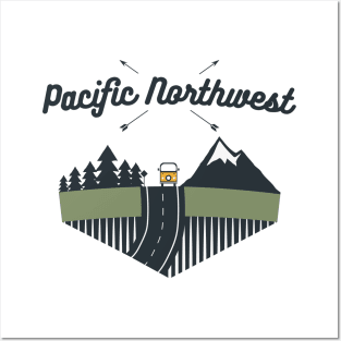 PNW Van Posters and Art